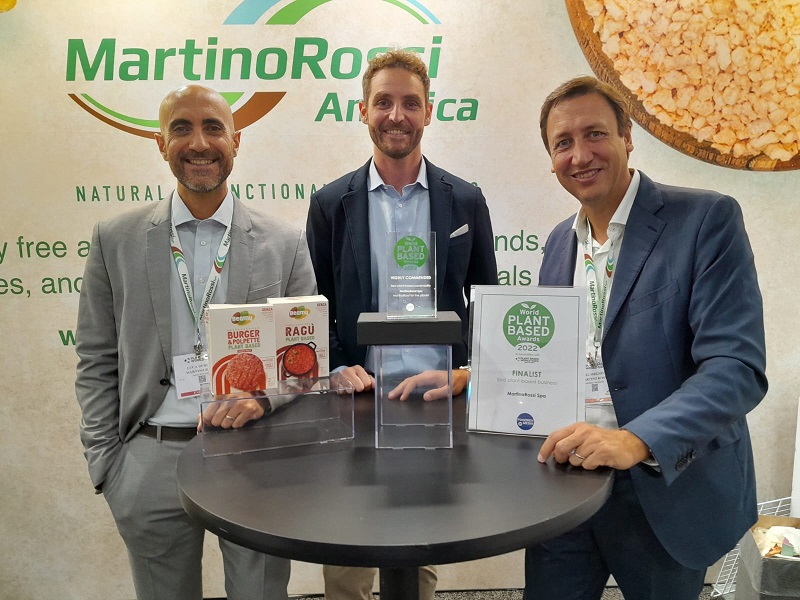 MartinoRossi Spa premiata per l'innovazione nel plant based MartinoRossi Spa premiata per l'innovazione nel plant based